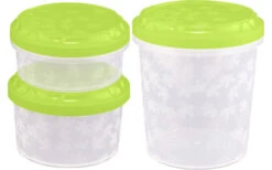 BranQ Boîtes De Conservation Rondes Set De 3 Pcs.