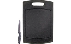 Steuber Planche à Découper En Granit 29 X 20 Cm Avec Un Couteau à éplucher De 19 Cm