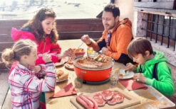 Feuerdesign Vesuvio Barbecue Au Charbon De Bois / Barbecue De Table Bleu Avec Accessoires