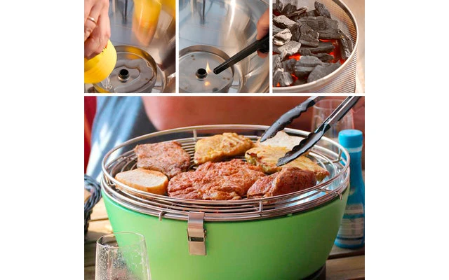 Feuerdesign Vesuvio Barbecue Au Charbon De Bois / Barbecue De Table Anthracite Accessoires Inclus – Image 3