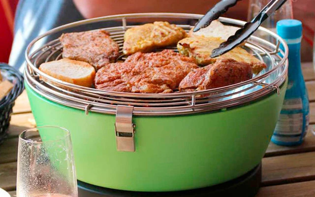 Feuerdesign Vesuvio Barbecue Au Charbon De Bois / Barbecue De Table Anthracite Accessoires Inclus – Image 4