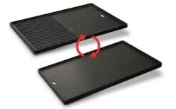 Enders Switch Grid Plaque De Retournement En Fonte 1/2 Pour Barbecue à Gaz Chicago 4 K