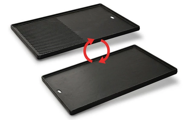 Enders Switch Grid Plaque De Retournement En Fonte 1/2 Pour Barbecue à Gaz Chicago 4 K