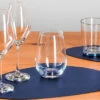 Set De Table Magnétique Silwy Avec Revêtement En Cuir Grand Bleu