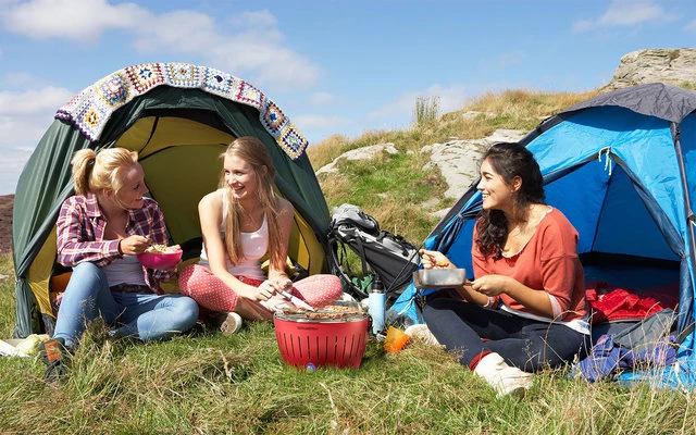 LotusGrill S Charcoal / Table Grill Avec Sac De Transport Fire Red – Image 2