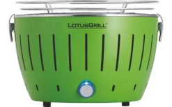 LotusGrill Grill Au Charbon De Bois Avec Sac De Transport Bleu Foncé