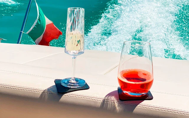 Verres En Cristal Aimantés Silwy Longdrink Avec Sous-verre 4 Pcs. – Image 2