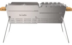 Knister Premium Barbecue Extensible Au Charbon De Bois