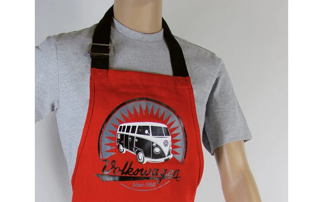 VW Collection T1 Bulli Tablier De Cuisine Noir – Image 2