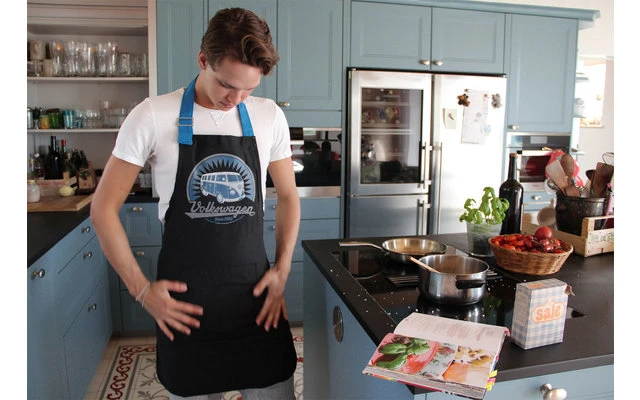 VW Collection T1 Bulli Tablier De Cuisine Noir – Image 7