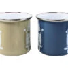 VW Collection T1 Bus Emaille Tasses Set 2 Pièces 350 Ml Bleu / Gris