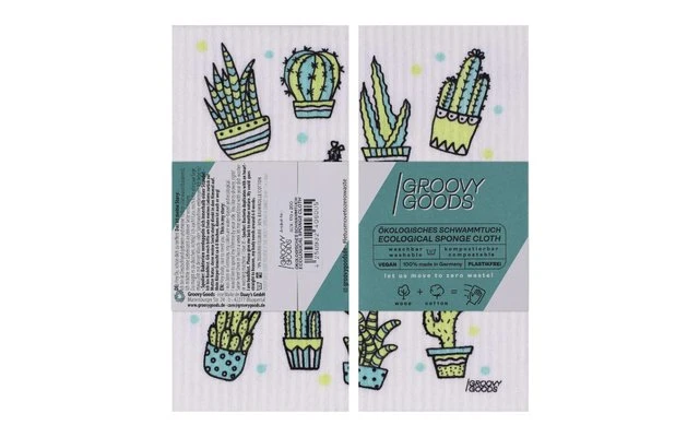 GroovyGoods Chiffon éponge écologique 20 X 17 Cm Avocat – Image 6