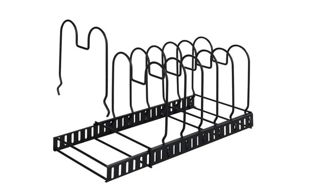 Support Pour Couvercles Et Poêles Wenko Support De Vaisselle Extensible Pour Couvercles Et Poêles