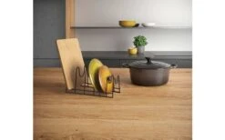 Metaltex Lido Lava Porte-couvercle Noir Mat