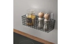 Metaltex Koala Lava All Purpose Basket 33 X 12 X 9 Cm Matt Black