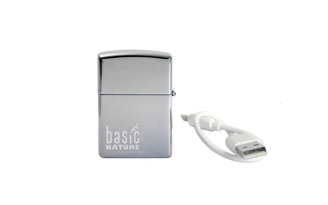 Basic Nature BasicNature Briquet Arc USB Avec Batterie Polie – Image 2