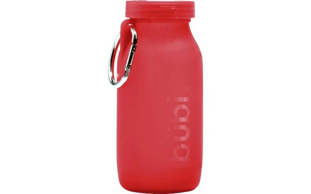 NTP Bübi Bottle Bouteille Pliable En Silicone Rouge Foncé 414 Ml – Image 7