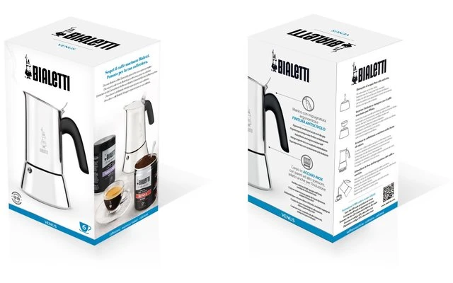 Bialetti New Venus Cafetière Espresso 4 Tasses Cuivre – Image 3