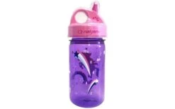 Bouteille Nalgene Grip-n-Gulp 0,35 Litre Avec Couvercle Violet Licorne
