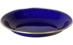 Origin Outdoors Assiette émaillée 20 Cm De Profondeur Bleue
