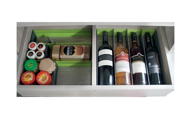 Jeu De Barres De Rangement Pour Tiroirs 8 Pièces Anthracite / Grey Purvario Pure Light Edition – Image 4