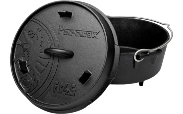 Petromax Dutch Oven Marmite En Fonte Avec Couvercle Et Pieds 3,5 Litres