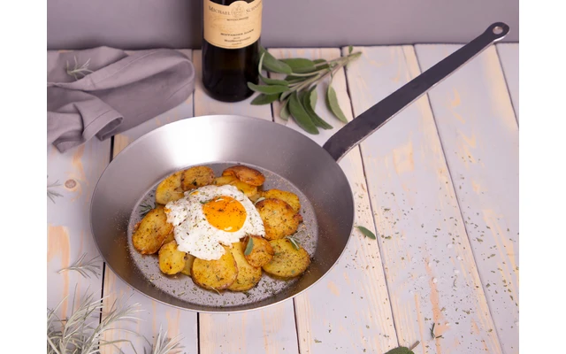 CHG Poêle à Frire Professionnelle En Fer