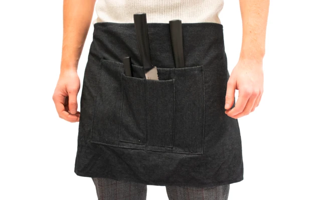 Homeys Grilla Grillset 5 Pièces Avec Trois Couteaux Tapis De Barbecue Tablier De Cuisine Boîte De Restes – Image 3