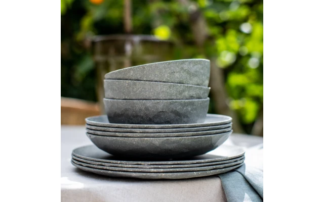 Koziol Club Plate Assiette Creuse 220 Mm Nature Leaf Green – Image 7