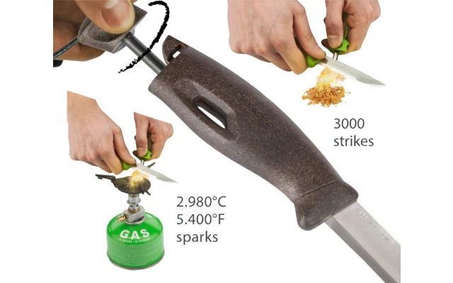 Light My Fire Swedish FireKnife BIO 2in1 Allume-cigares Cocoshell – Image 7