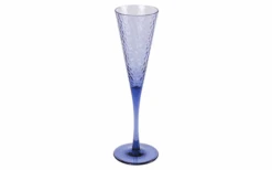 Gimex Verre à Champagne Martelé Individuel Bleu Marine