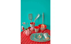 Rice Melamin Plat Rectangulaire Bicolore Crevette 30 X 22 Cm